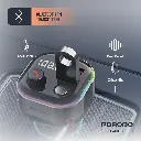 Porodo Audio Boost Bluetooth FM Transmitter - Dark Gray
