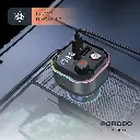 Porodo Audio Boost Bluetooth FM Transmitter - Dark Gray