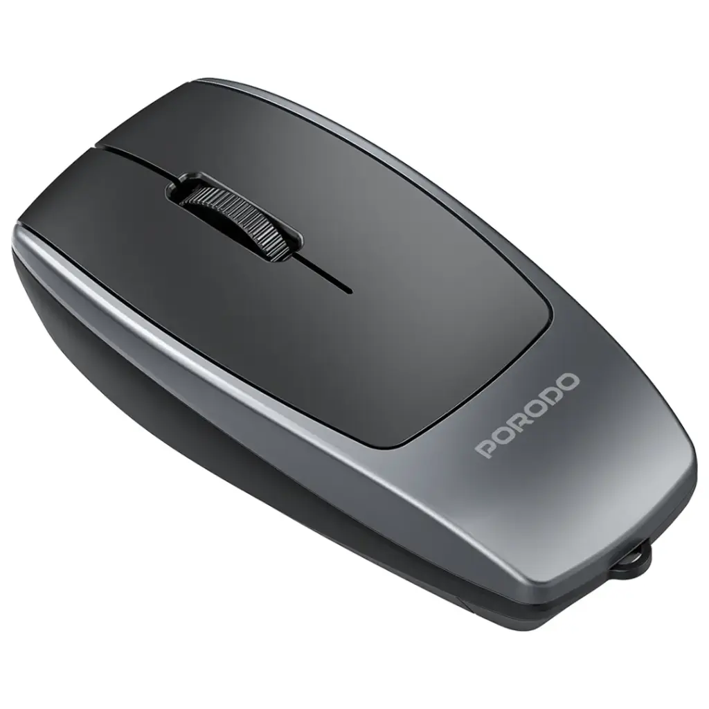 Porodo Wireless Mouse 1600DPI with Card Reader