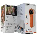 Porodo Lifestyle Pocket Size Handheld Fan - White/Orange