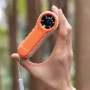 Porodo Lifestyle Pocket Size Handheld Fan - White/Orange
