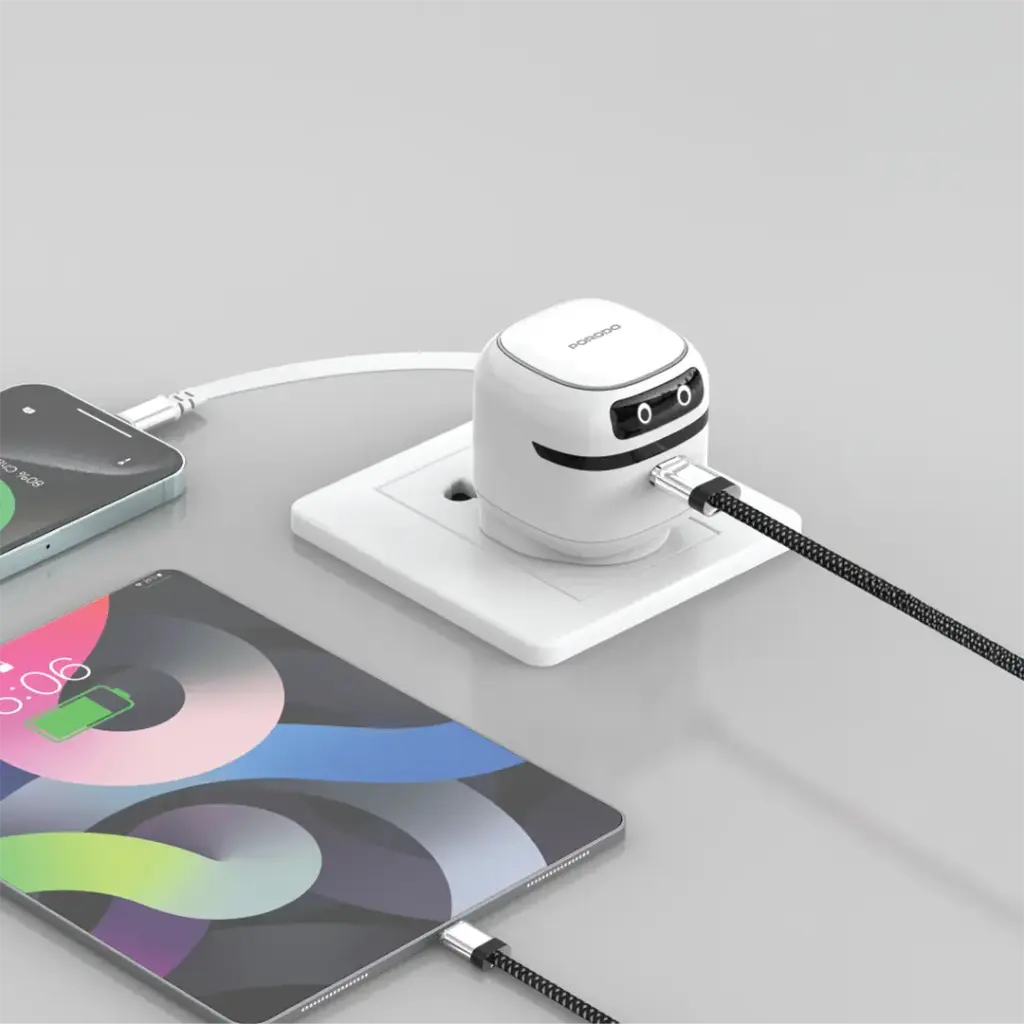 Porodo Ayuon Mini Travel Charger PD 65W - White