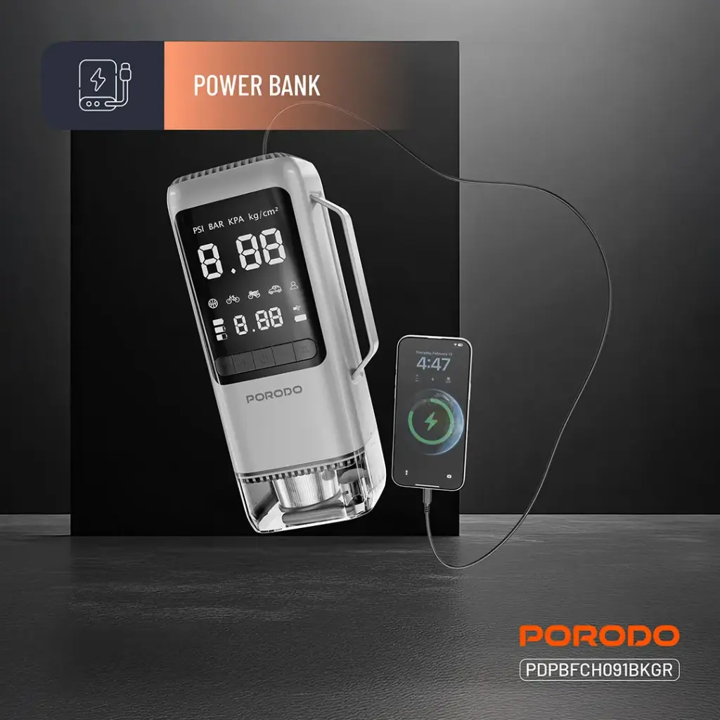 Porodo 6-in-1 Multi Function Power Tool - Black Gray