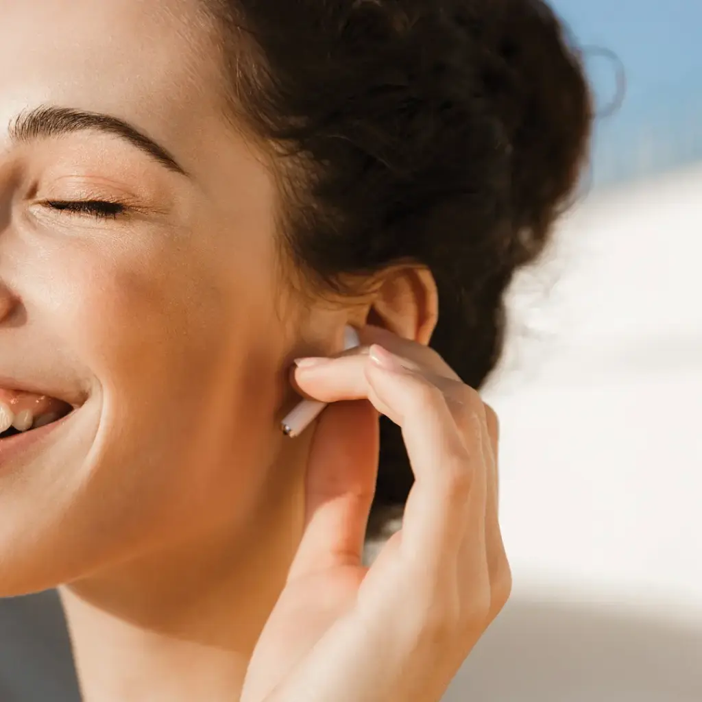 Porodo Soundtec Popwave True Wireless Deep Bass Earbuds - White