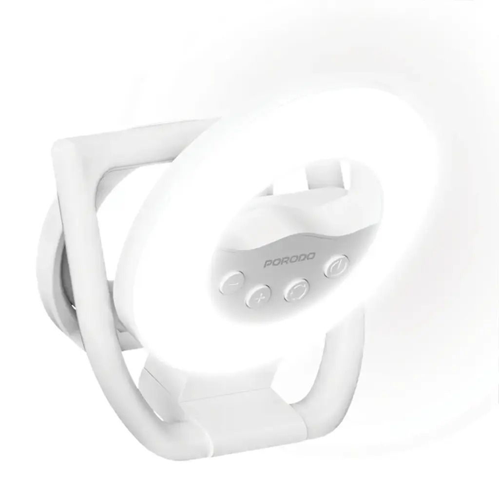 Porodo Lifestyle Snapbright Magnetic LED Fill Light - White