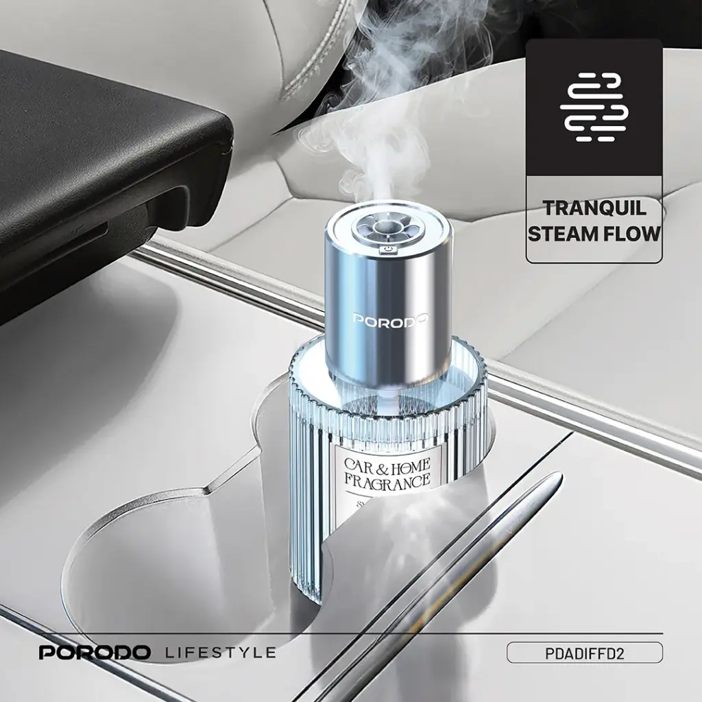 Porodo Lifestyle Grasse Smart Aroma Diffuser - Clear