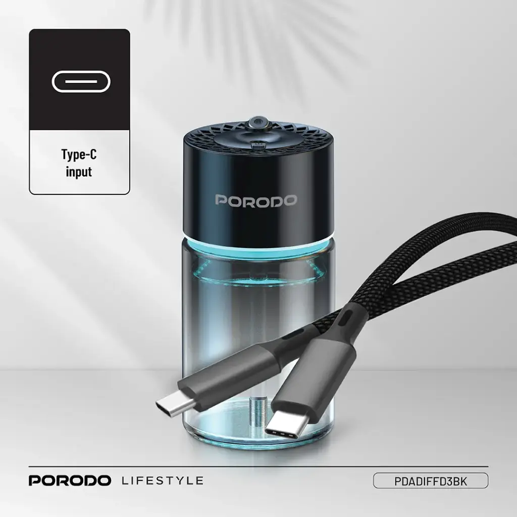 Porodo Lifestyle Valencia Smart Aroma Diffuser - Black