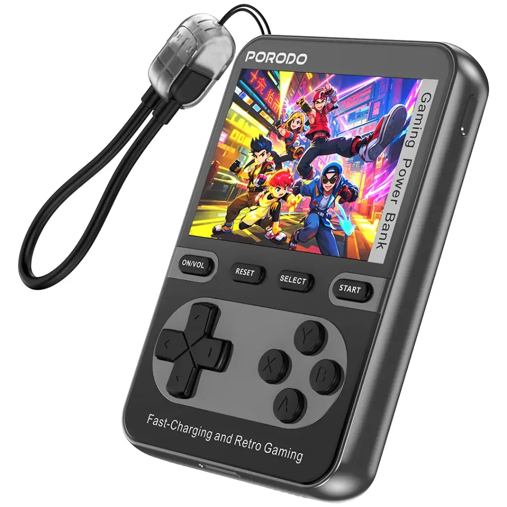Porodo Arcadevolt 10000mAh MagSafe Power Bank - Black (6).webp