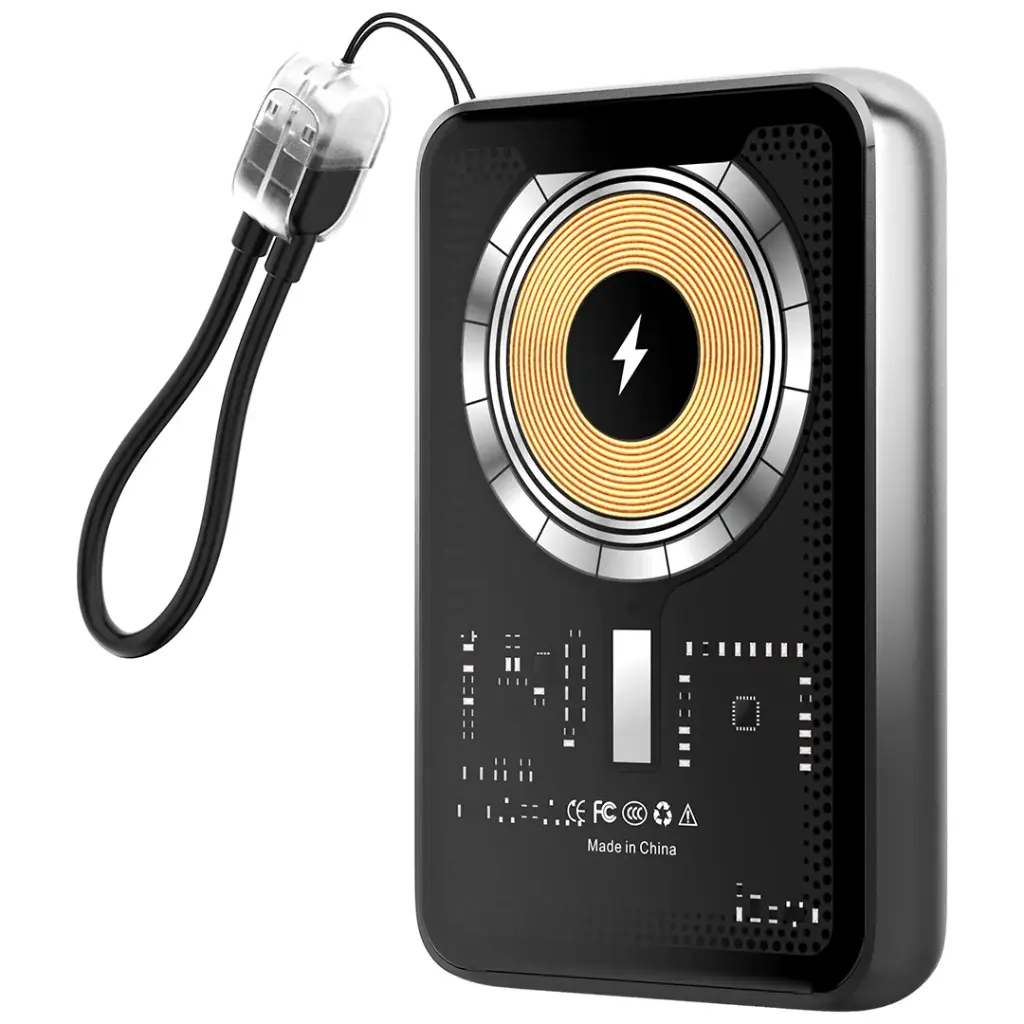 Porodo Arcadevolt 5000mAh MagSafe Power Bank - Black (4).webp