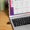 Porodo USB-C OTG TF Card Reader - Black (3).webp