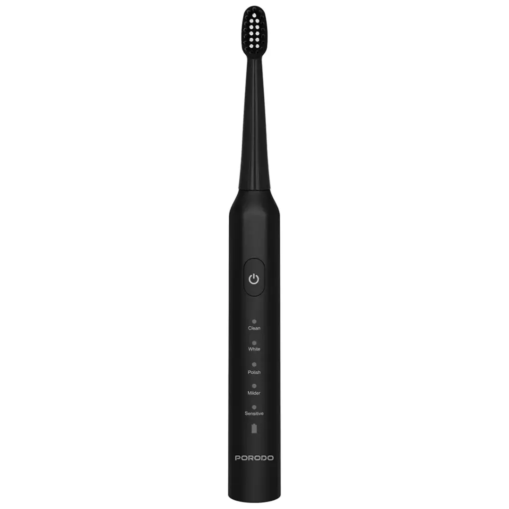 Porodo Lifestyle W-Sonic Electric Toothbrush - Black (4).webp