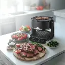 Porodo Lifestyle Quick Flip 3-In-1 Air Fryer  Grill  Hot Pot 4.5L - Black.webp