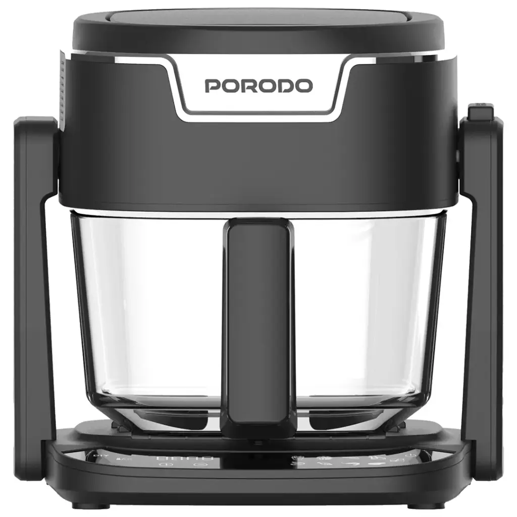 Porodo Lifestyle Quick Flip 3-In-1 Air Fryer  Grill  Hot Pot 4.5L - Black (4).webp