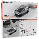 Porodo Cyber Dock Wireless Charger with Rotating Stand - Gray.webp