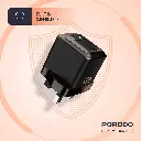 Porodo GaN 25W USB-C Wall Charger - Black (8).webp
