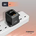 Porodo GaN 25W USB-C Wall Charger - Black (3).webp