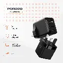 Porodo GaN 25W Dual USB-C Wall Charger - Black.webp