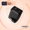 Porodo GaN 25W Dual USB-C Wall Charger - Black (6).webp