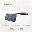Porodo Vacuum & Adhesive Magnetic Car Mount - Black (4).webp