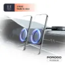 Porodo Vacuum & Adhesive Magnetic Car Mount - Black (2).webp