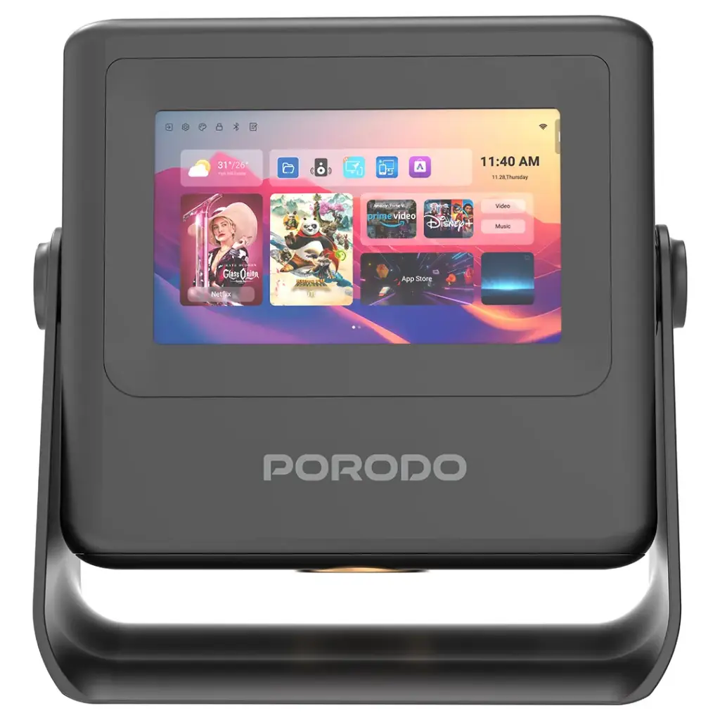 Porodo LifeStyle Optivis Smart HD Projector - Black1.webp