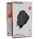 Porodo Dual-Port Mini Wall Charger PD 20W - Black 3.webp