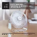 Porodo Lifestyle Portable Transparent Cooling Fan - Clear 1.webp