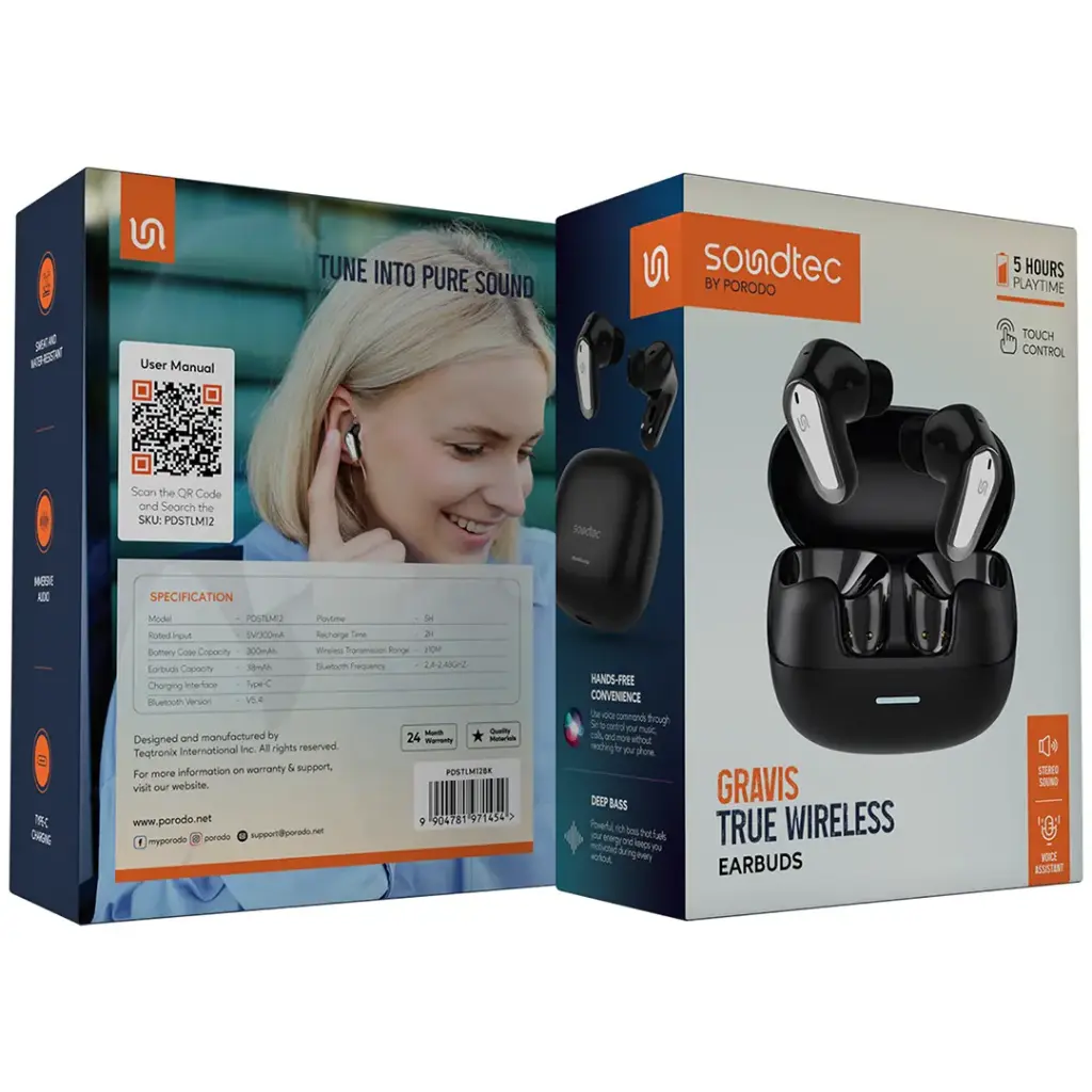 Porodo Soundtec Gravis True Wireless Earbuds5.webp