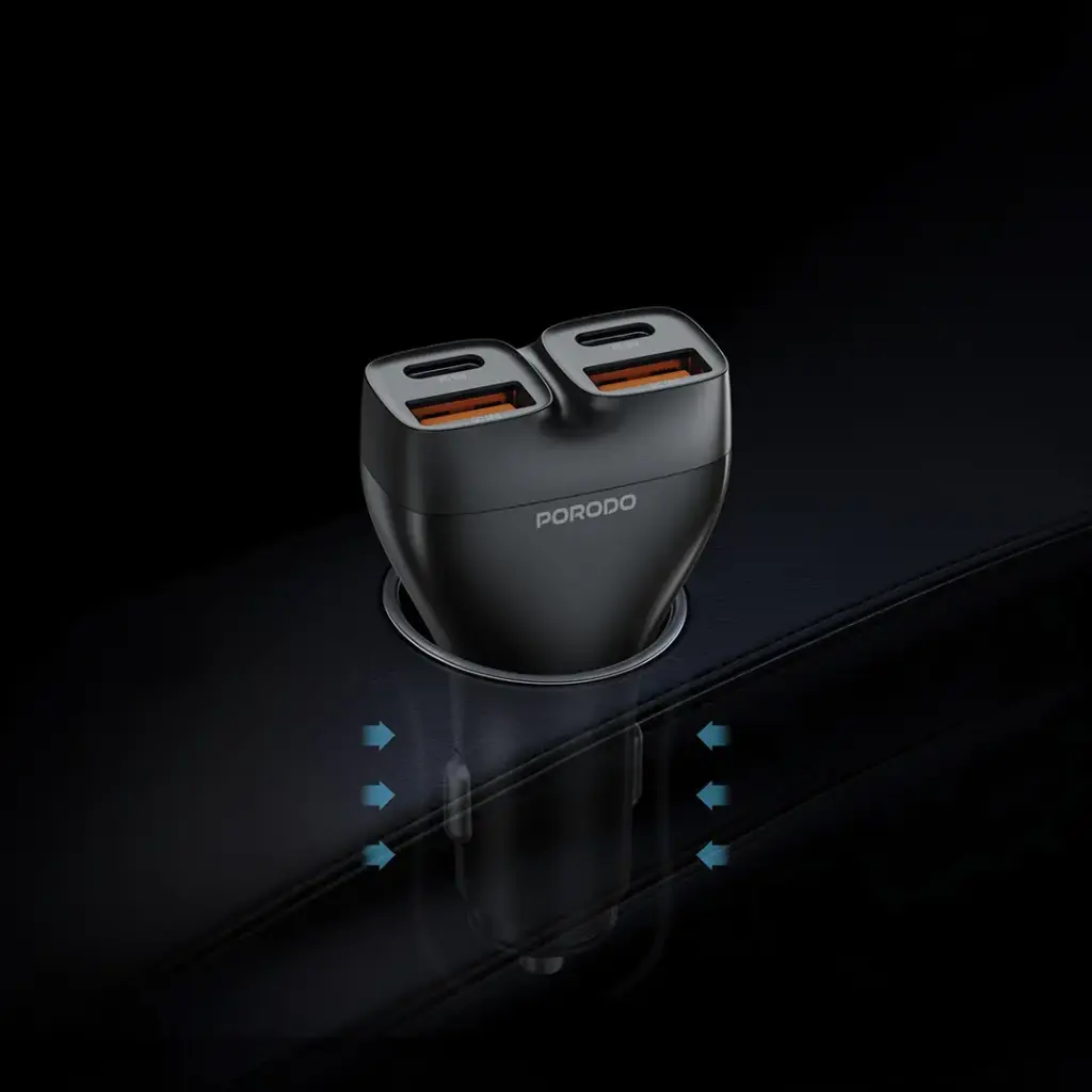 Porodo Dualpower 102W Car Charger2.webp