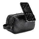 Porodo Lifestyle MagSafe Travel Organizer Pouch With Phone Holder - Black3.webp