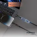 Porodo Powerglow 4-In-1 High-Speed Charging Cable PD 240W - Black3.webp