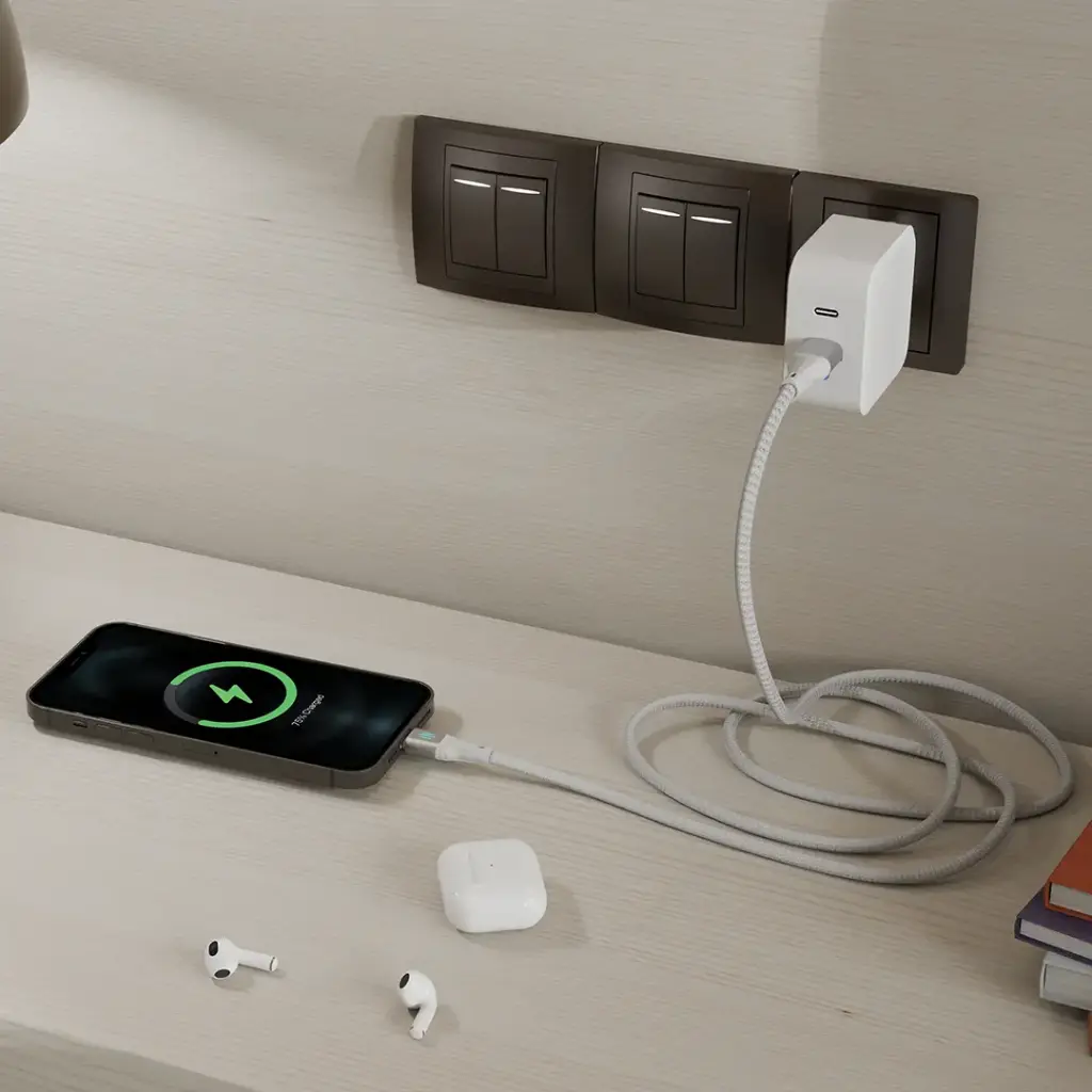 Porodo USB-A to Lightning Charging & Data Cable sl2.webp