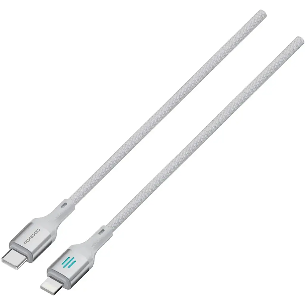 Porodo USB-C To Lightning Charging &  Data Cable PD 27W sl4.webp