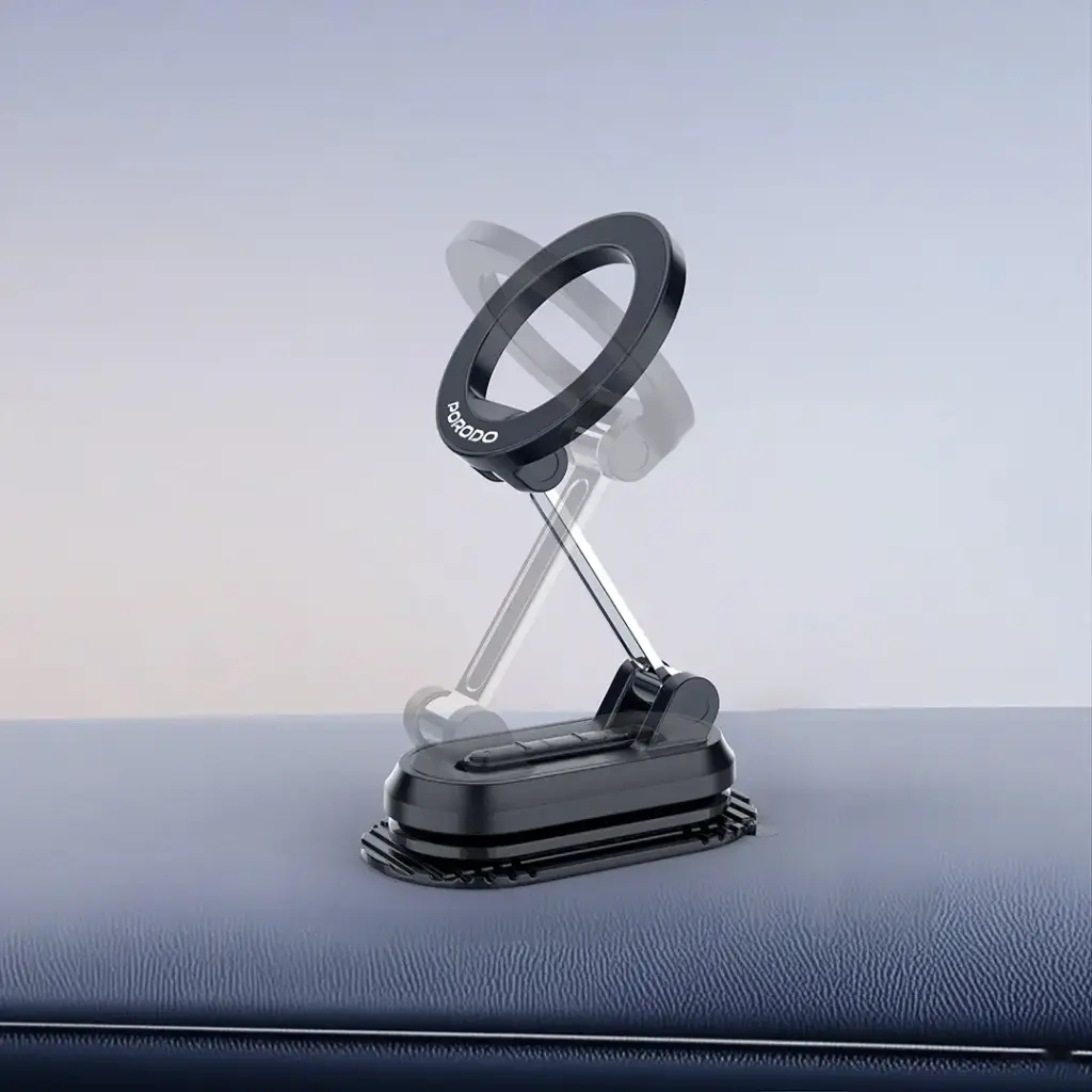 Porodo GripFold MagSafe Rotatable Car Mount 360° Full Rotation7.webp