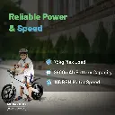 Porodo Lifestyle JoyCruiser Kids Electric Bike - White5.webp