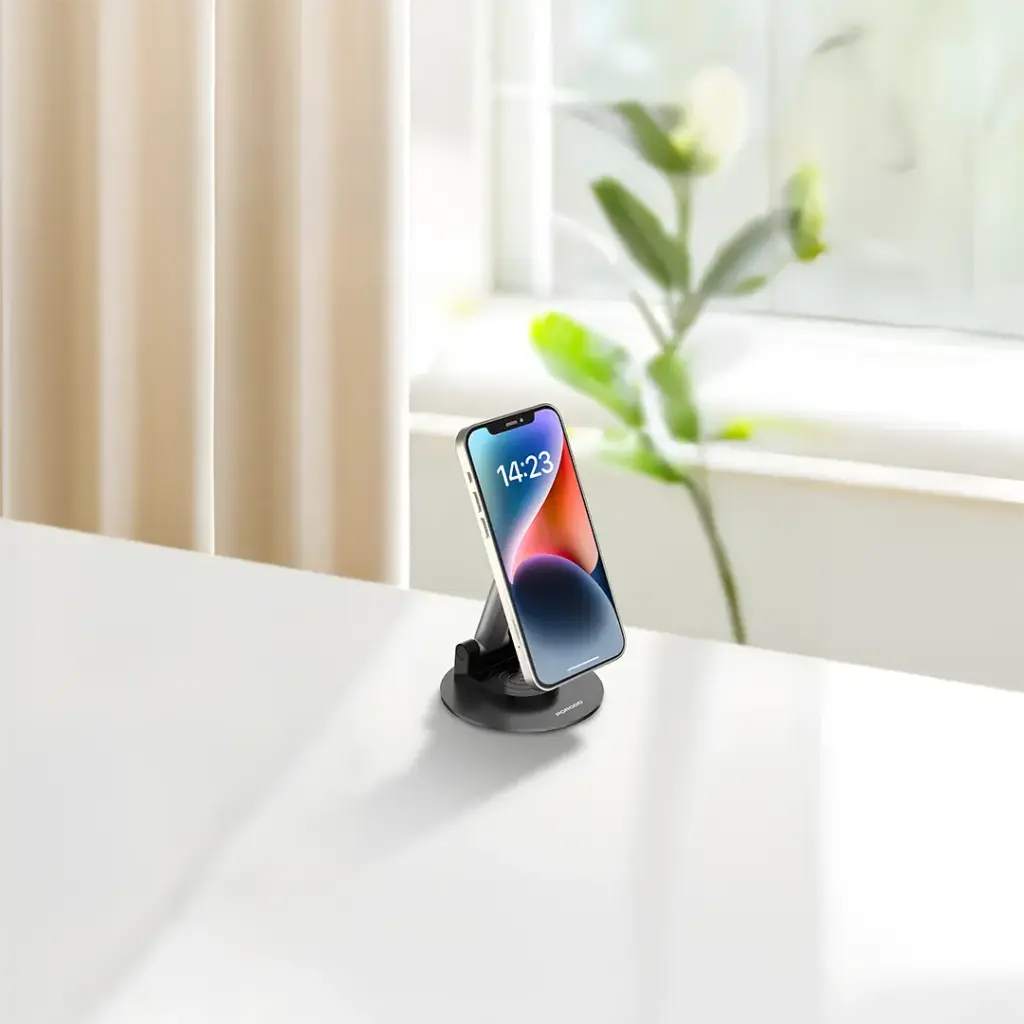 Porodo Magnetic Phone Holder with Adjustable Telescopic Rod6.webp