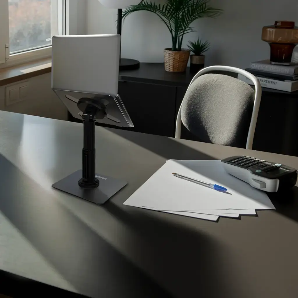 Porodo Multi-Angle Dock Laptop & Tablet Stand - Black5.webp