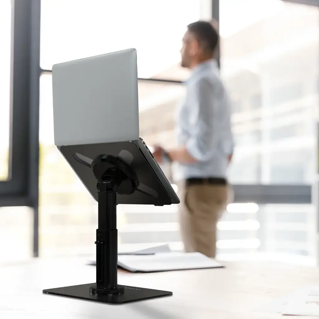 Porodo Multi-Angle Dock Laptop & Tablet Stand - Black6.webp