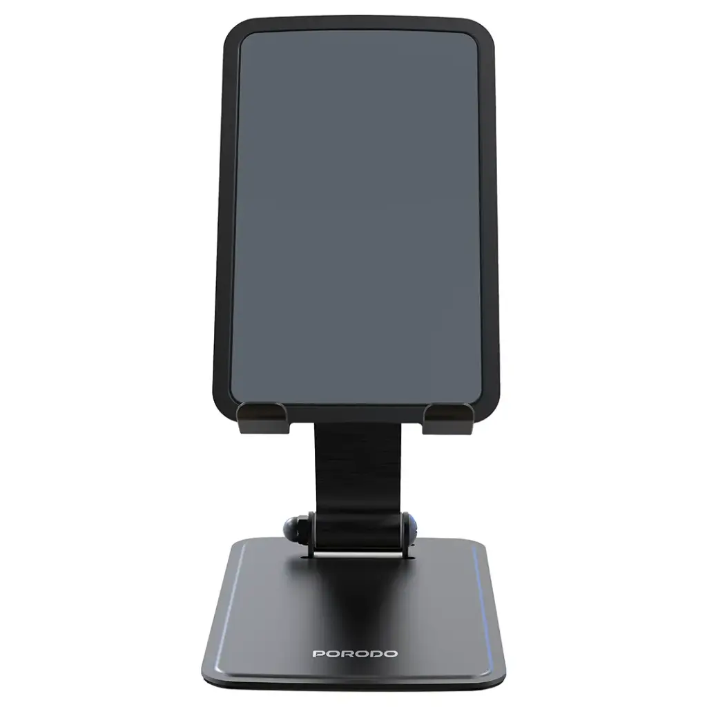 Porodo Foldable Desktop Stand with Anti-Slip Base - Gray8.webp