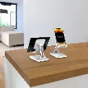 Porodo Desktop Phone & Tablet Stand with Adjustable Telescopic Rod WH5.webp