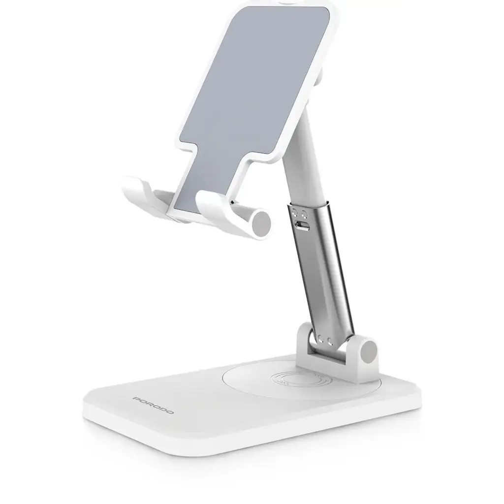 Porodo Desktop Phone & Tablet Stand with Adjustable Telescopic Rod WH3.webp