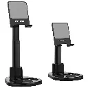 Porodo Multi-Angle Dock Phone & Tablet Stand with Adjustable Telescopic Rod - Black7.webp