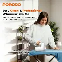 Porodo Lifestyle Heatpulse Portable Steam Iron - White4.webp