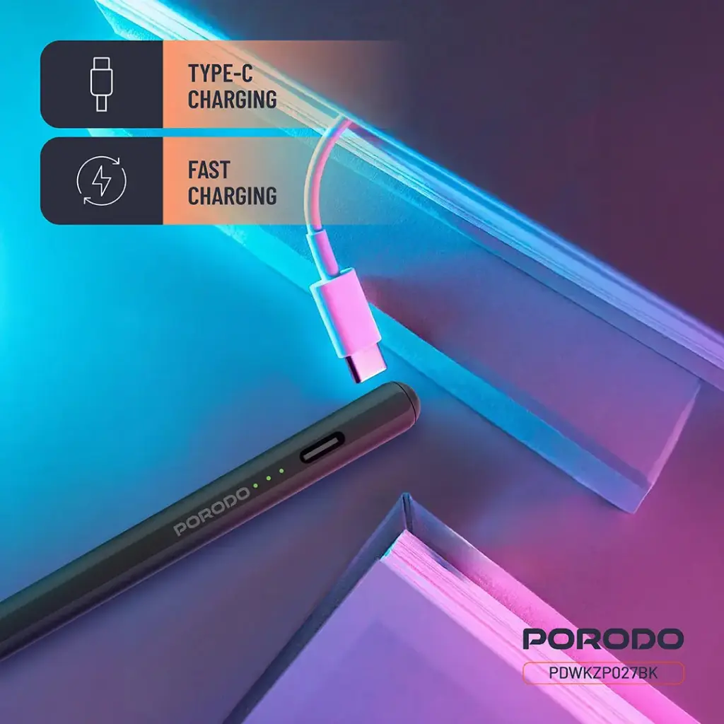 Porodo Magnetic Pen for iPad BK10.webp
