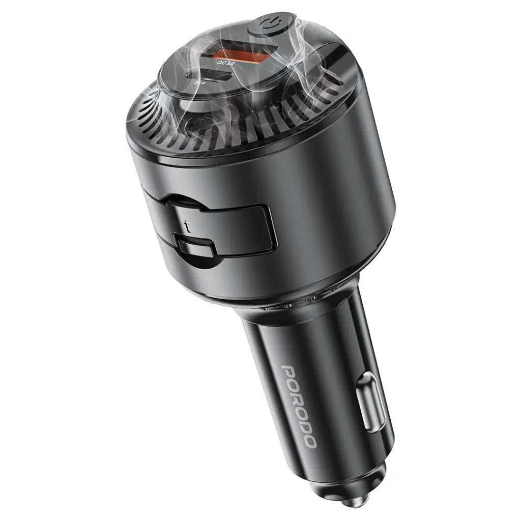 Porodo MistCharge 2 in 1 Car Charger with Air Diffuser3.webp