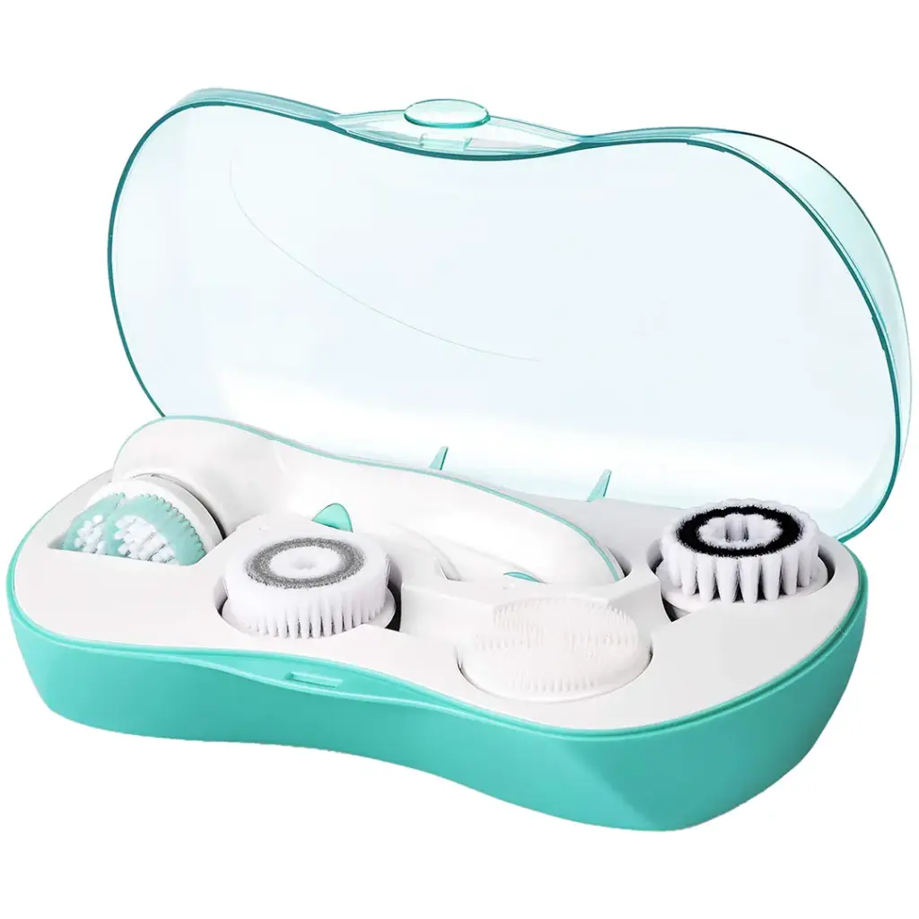 Porodo Lifestyle 4 in 1 Facial Cleansing Brush - White8.webp
