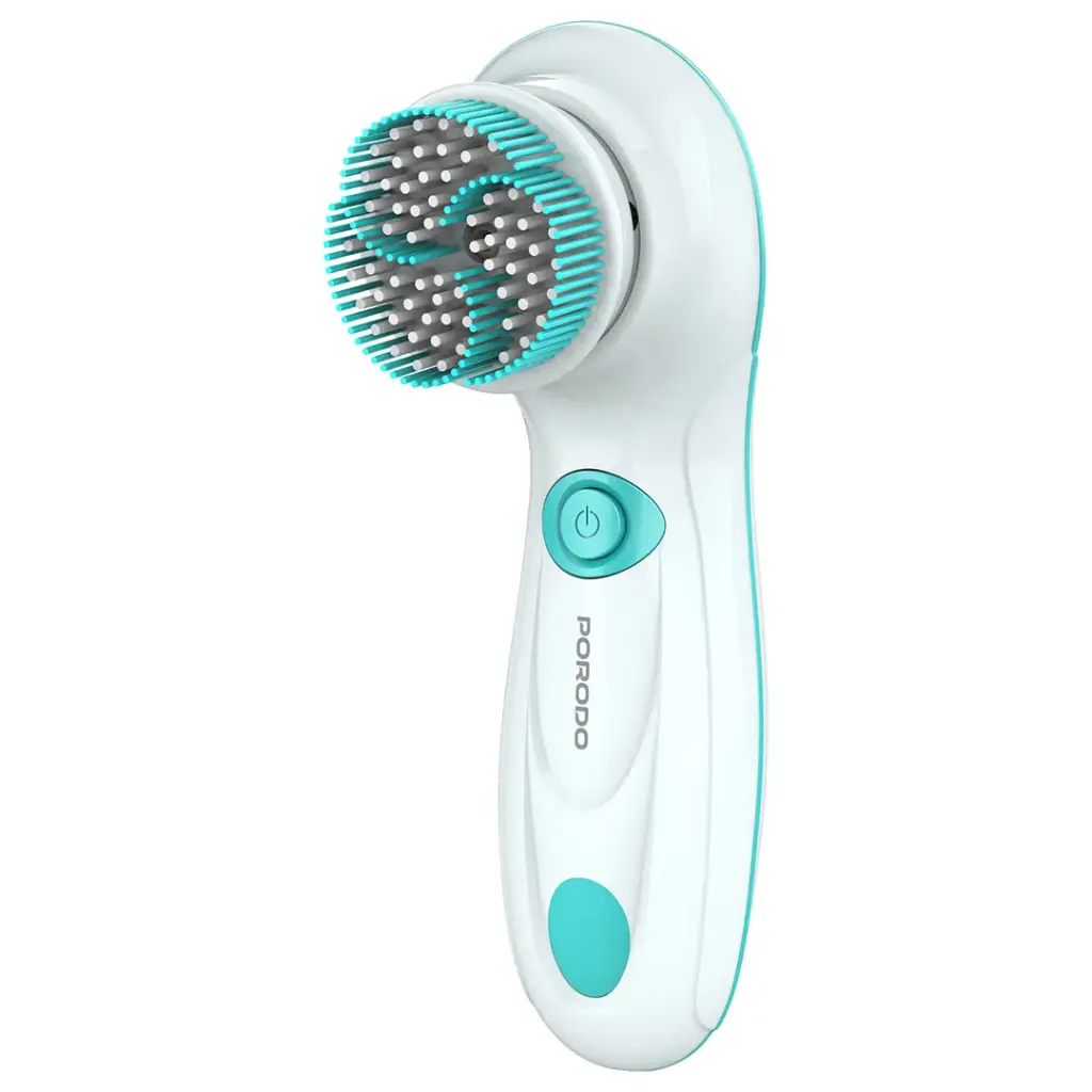 Porodo Lifestyle 4 in 1 Facial Cleansing Brush - White2.webp