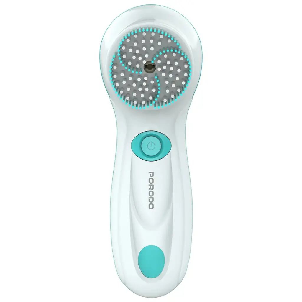 Porodo Lifestyle 4 in 1 Facial Cleansing Brush - White1.webp