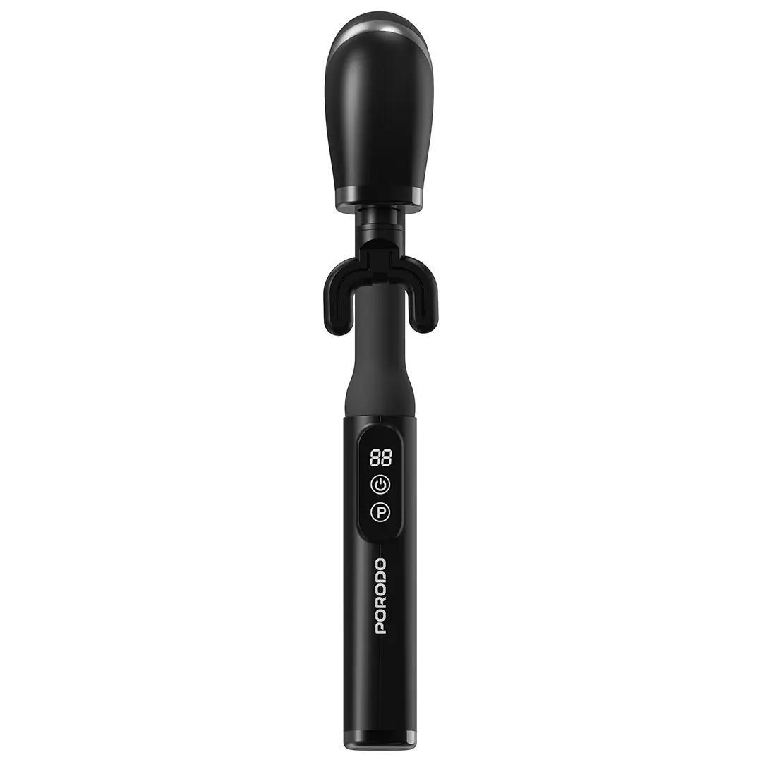 Porodo Lifestyle U-Shaped Handle 4-Head Deep Massager - Black3.webp