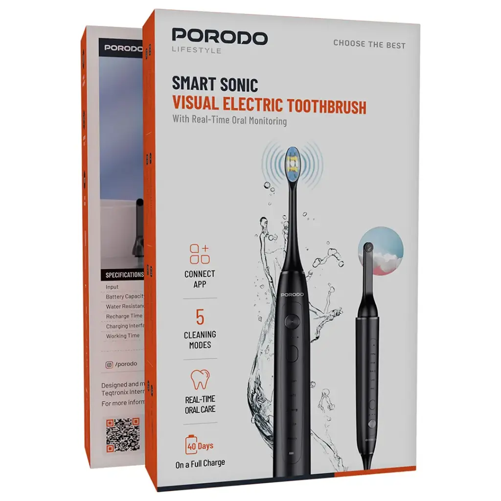 Porodo Lifestyle Smart Sonic Visual Electric Toothbrush3.webp